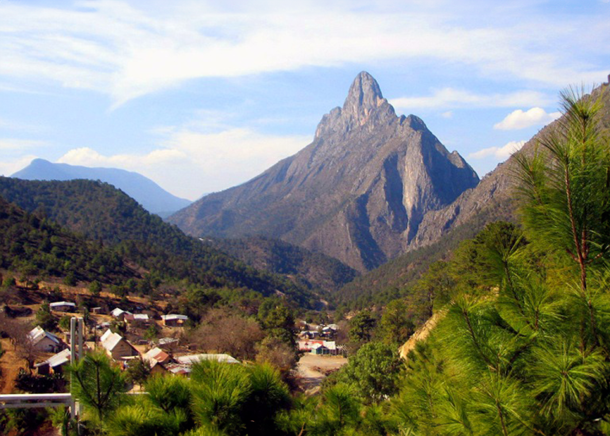 The Magical Town of Arteaga, nestled in the Sierra Madre Oriental.